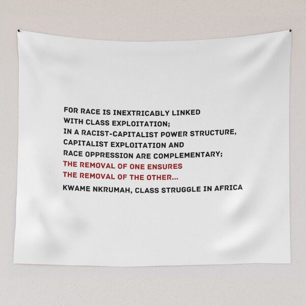 Item preview, Kwame Nkrumah - Class Struggle in Africa Quote designed and sold by BluebellPainter.