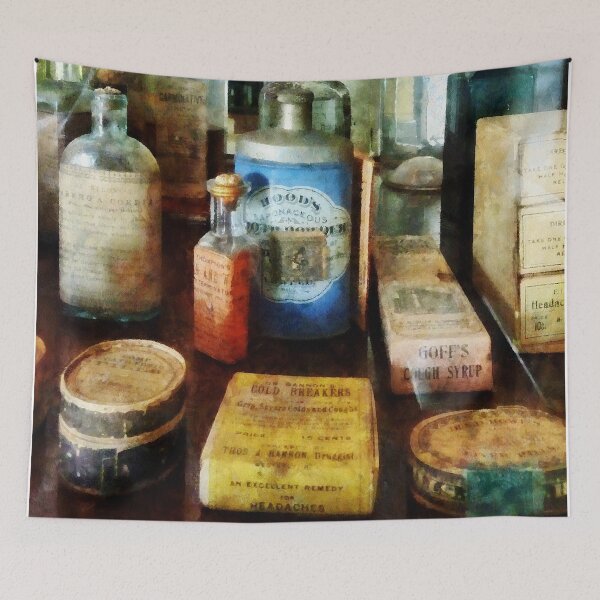 Item preview, Pharmacy - Cough Remedies and Tooth Powder designed and sold by Susan Savad.
