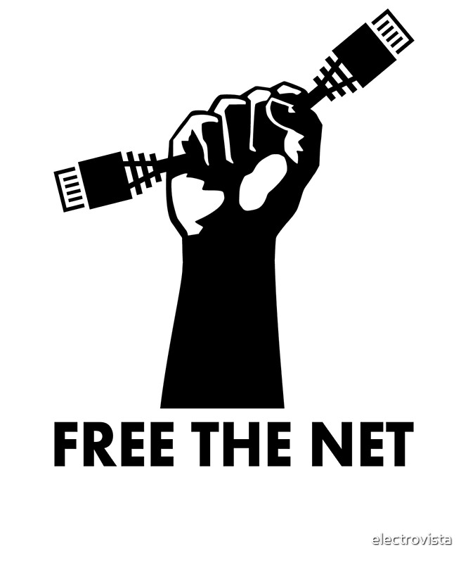 "Resist The FCC Keep The Internet Free" By Electrovista | Redbubble