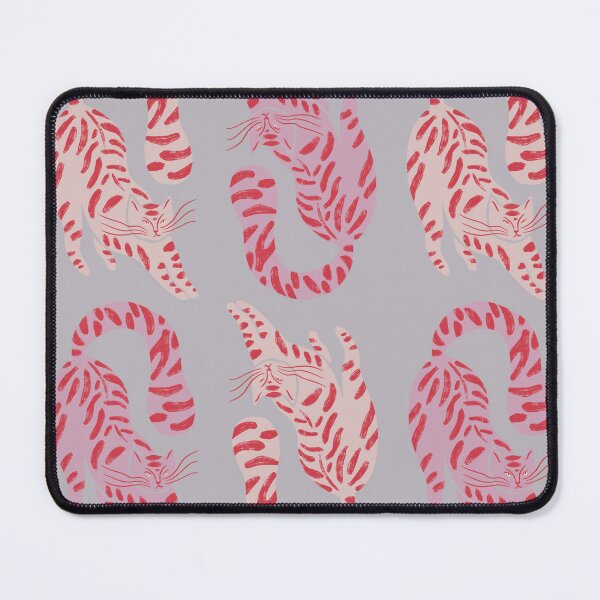Item preview, Cute Jungle Tigers Pattern In Muted Colors Blue Gray designed and sold by scorpiolane.