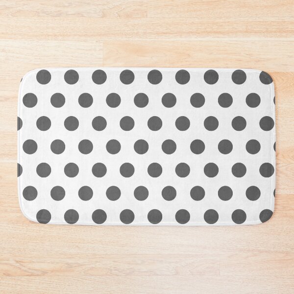 Item preview, Gray Polka Dots on White Background designed and sold by starrylite.