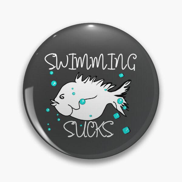 Item preview, Swimming Sucks funny swimming saying designed and sold by vibeno1.