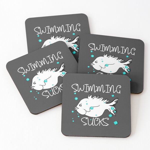Item preview, Swimming Sucks funny swimming saying designed and sold by vibeno1.