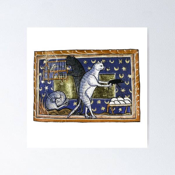 Item preview, Medieval cats designed and sold by sopsopsop7.