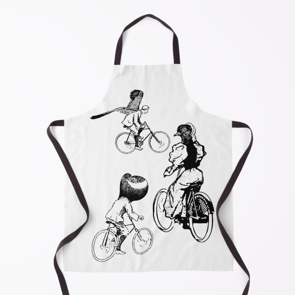 Item preview, Pigeon People Riding Bicycles Vintage Collage designed and sold by marie-inks.