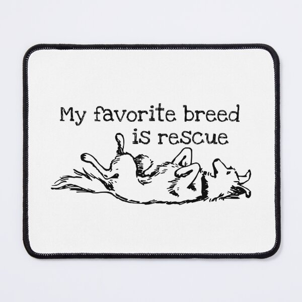 Item preview, I Love Rescue Dogs, Adopt Today! designed and sold by blueavocado.