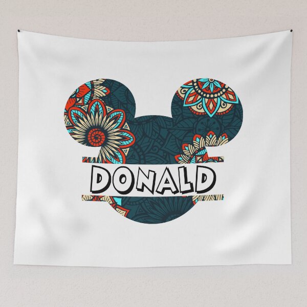 Item preview, Donald Name With Seamless Pattern designed and sold by DitaNadiaStore.