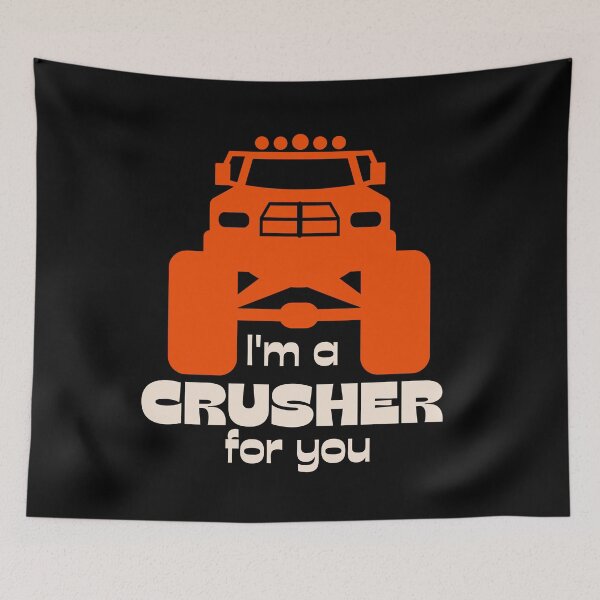 Item preview, Kids I Crush Hearts Monster Truck Toddler Boys Valentines| Kids Valentines Day Monster Truck Boys Toddler I'm a crusher for you designed and sold by droolingdreams.