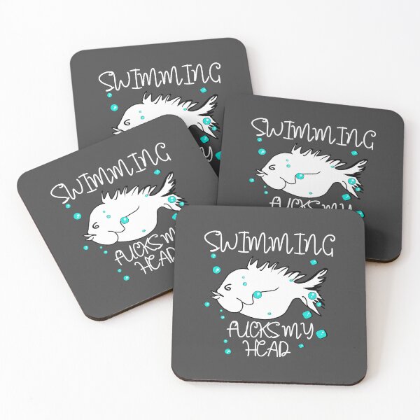 Item preview, Swimming fucks my head funny swimming saying designed and sold by vibeno1.