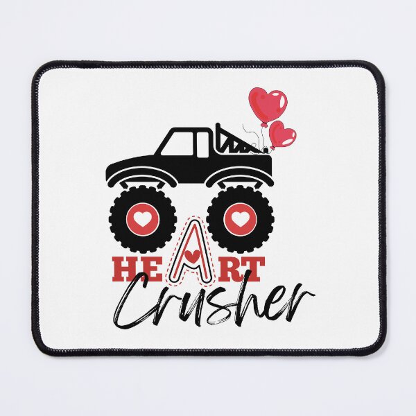 Item preview, Kids I Crush Hearts Monster Truck Toddler Boys Valentines| Kids Valentines Day Monster Truck Boys Toddler Heart Crusher designed and sold by droolingdreams.