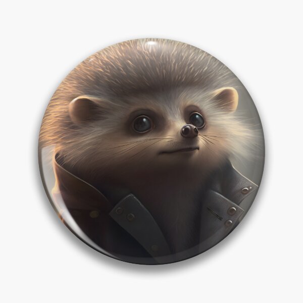 Item preview, Sunny Smiles: A Cute Fluffy Barbed Hedgehog's Stroll Down the Street designed and sold by Digital-Dreamer.