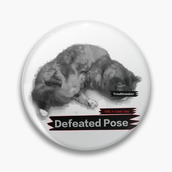 Item preview, Defeated Pose Troublemaker But Still A Cutie One Cat designed and sold by Hype Train Alleyway .