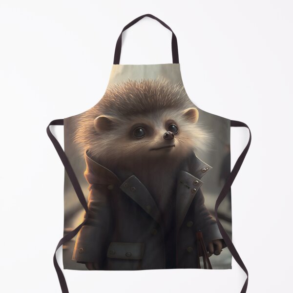 Item preview, Sunny Smiles: A Cute Fluffy Barbed Hedgehog's Stroll Down the Street designed and sold by Digital-Dreamer.