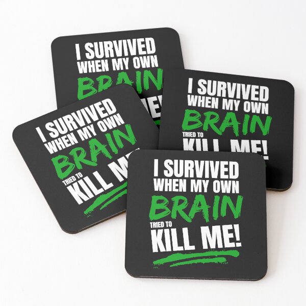 Item preview, I Survived When My Own Brain Tried To Kill Me | Traumatic Brain Injury Awareness designed and sold by Simple429.