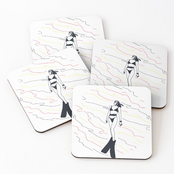 Item preview, Freediver woman designed and sold by zteffink.