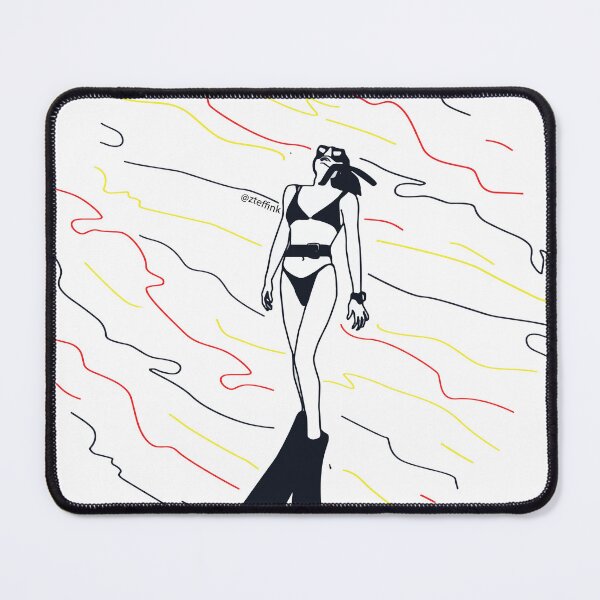 Item preview, Freediver woman designed and sold by zteffink.