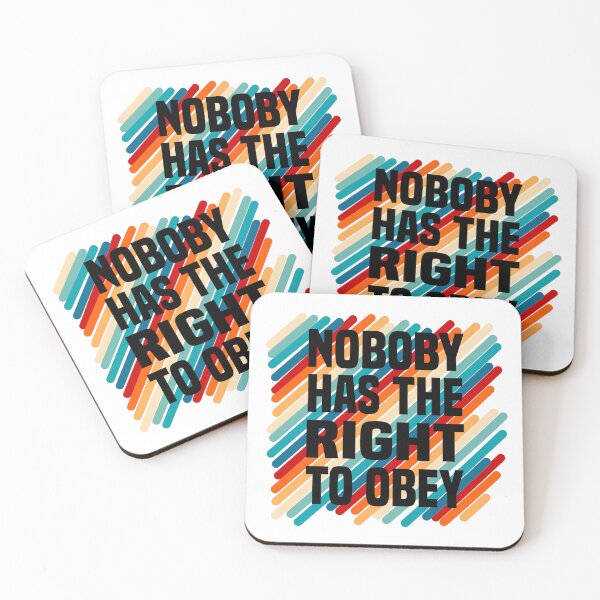 Item preview, nobody has the right to obey designed and sold by blankshirt.