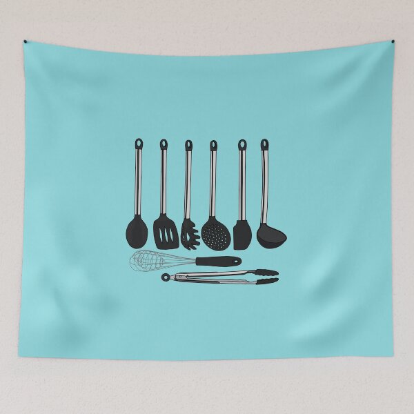 Item preview, Kitchen utensil cartoon illustration designed and sold by Misscartoon.