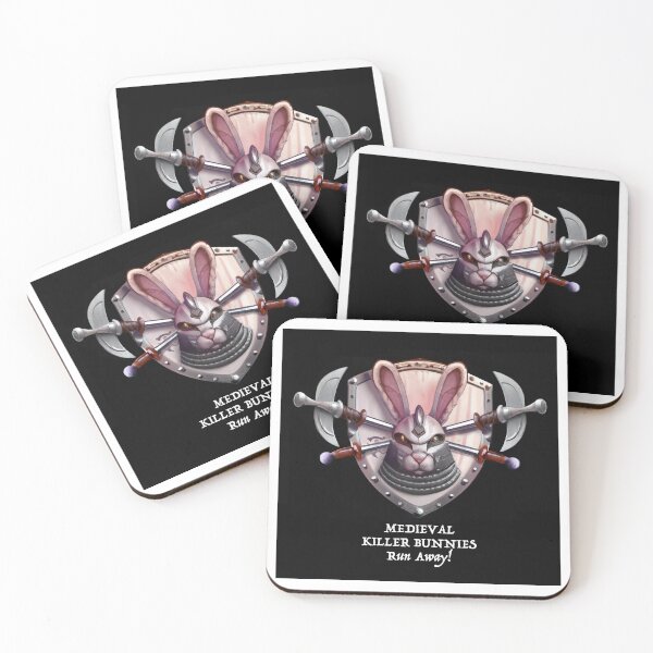 Item preview, Medieval Killer Bunnies: Run Away! designed and sold by ebrawne.