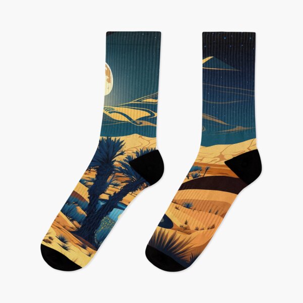 Item preview, Desert at night designed and sold by Cheese Design Studio.