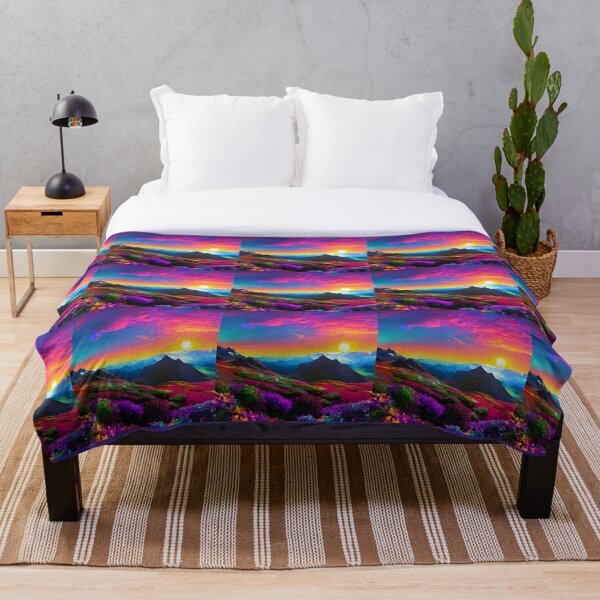 Item preview, Beautiful Psychedelic Landscape Painting  designed and sold by KoolStuffRUS.