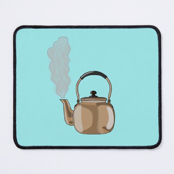 Item preview, Stovetop or hob kettle cartoon illustration designed and sold by Misscartoon.