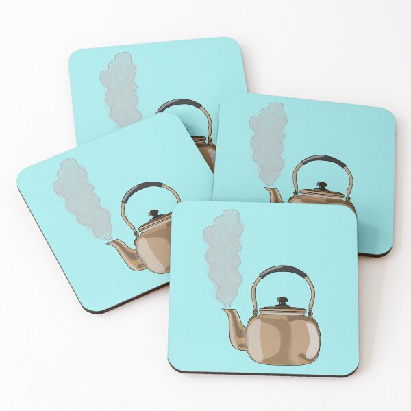Item preview, Stovetop or hob kettle cartoon illustration designed and sold by Misscartoon.
