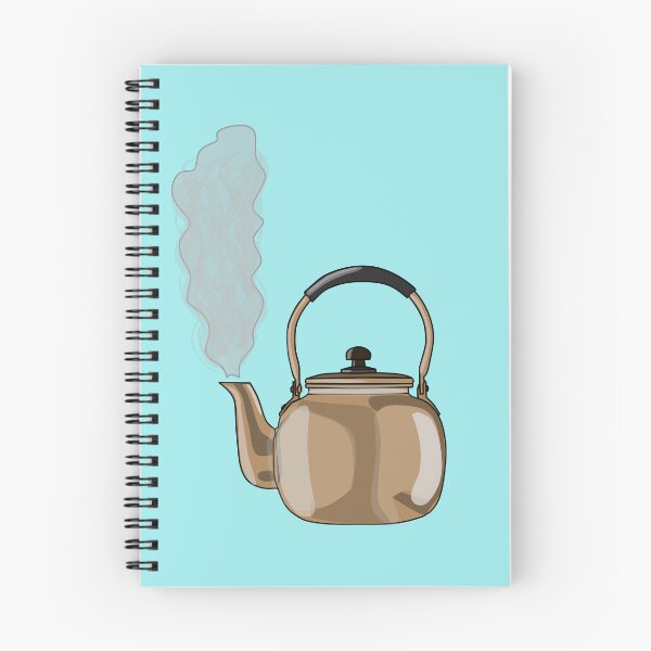 Item preview, Stovetop or hob kettle cartoon illustration designed and sold by Misscartoon.