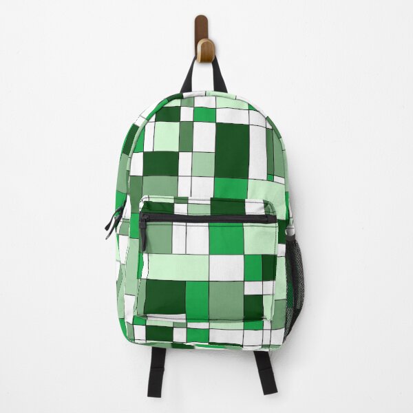 Item preview, Mondrian Inspired Green designed and sold by The Plaid Garden.