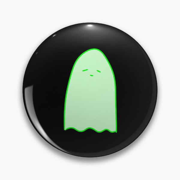 Item preview, Little green ghost w/ black designed and sold by Ludo-Luck.