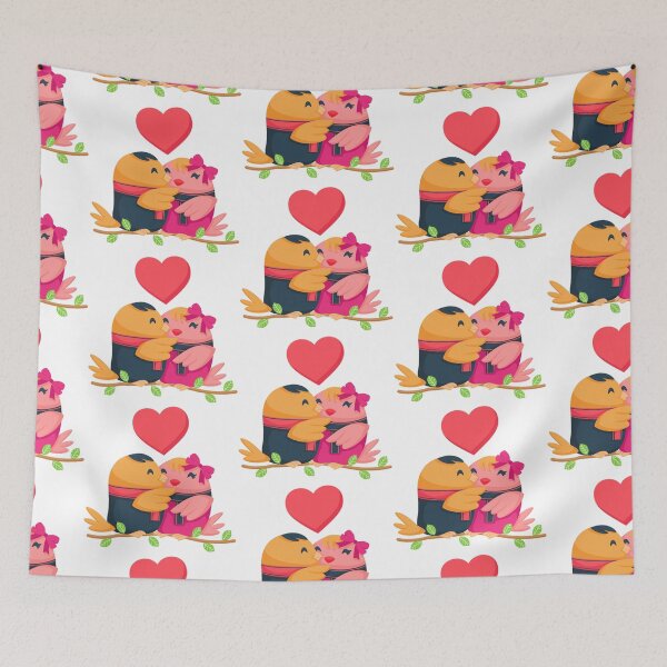Item preview, Beautiful Valentine's Day Vector Design Love Birds designed and sold by Cre8iveSkill.