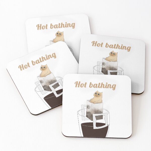 Item preview, Siamese cat in Hot bathing designed and sold by glanced2677.