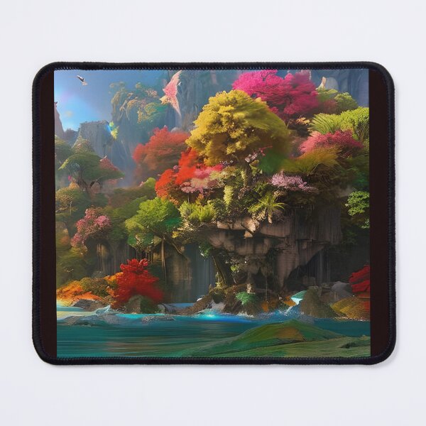 Item preview, Beautiful Psychedelic Landscape Painting  designed and sold by KoolStuffRUS.