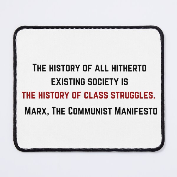 Item preview, Karl Marx History of Class Struggles Quote designed and sold by BluebellPainter.