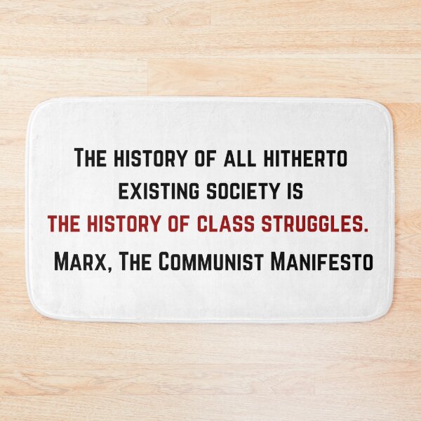Item preview, Karl Marx History of Class Struggles Quote designed and sold by BluebellPainter.