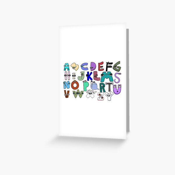 Villain Alphabet Lore Letter For Kids Greeting Card for Sale by MAKE YOUR  LIFE