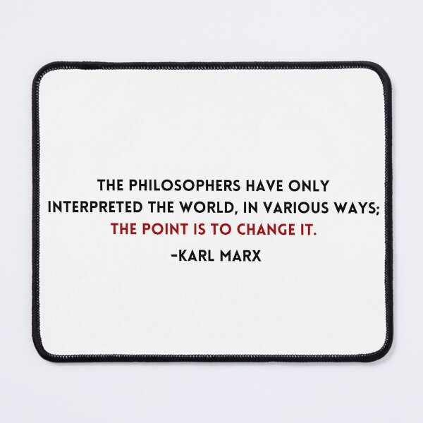 Item preview, Karl Marx Philosophers Quote designed and sold by BluebellPainter.
