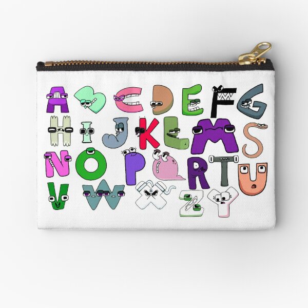 Alphabet Lore Coin Purse, Cartoon Letter Bags, Zipper Wallet