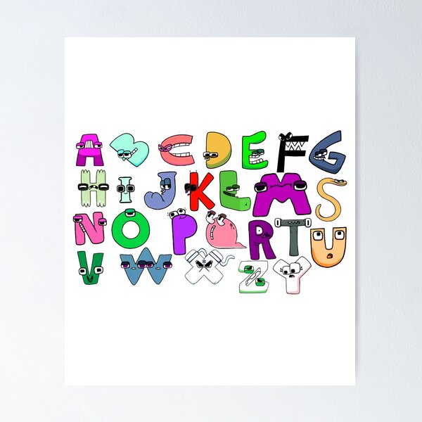 Alphabet Lore F Cool Merch Art Print for Sale by AFProjection