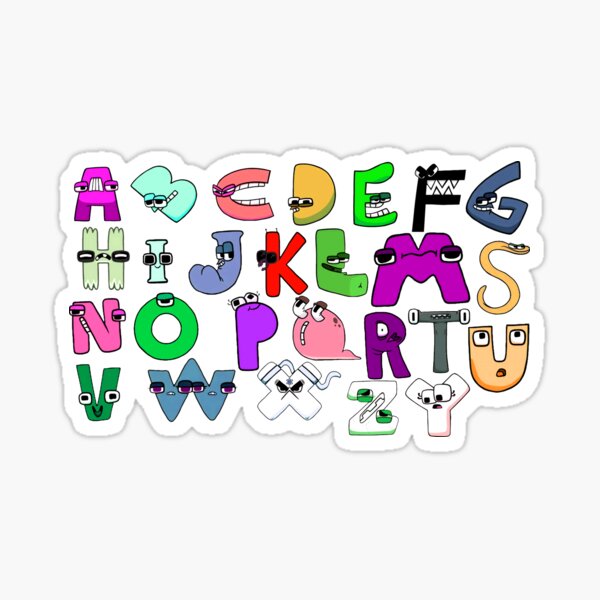 Alphabet Lore Baby Stickers for Sale