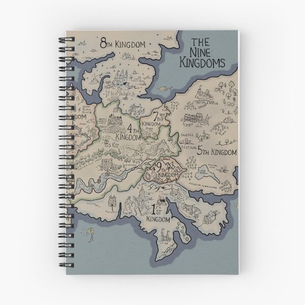 Item preview, The 10th Kingdom Map designed and sold by Jewelia Howard.