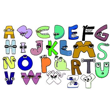 Alphabet Lore Uppercase and Lowercase Letters A to Z