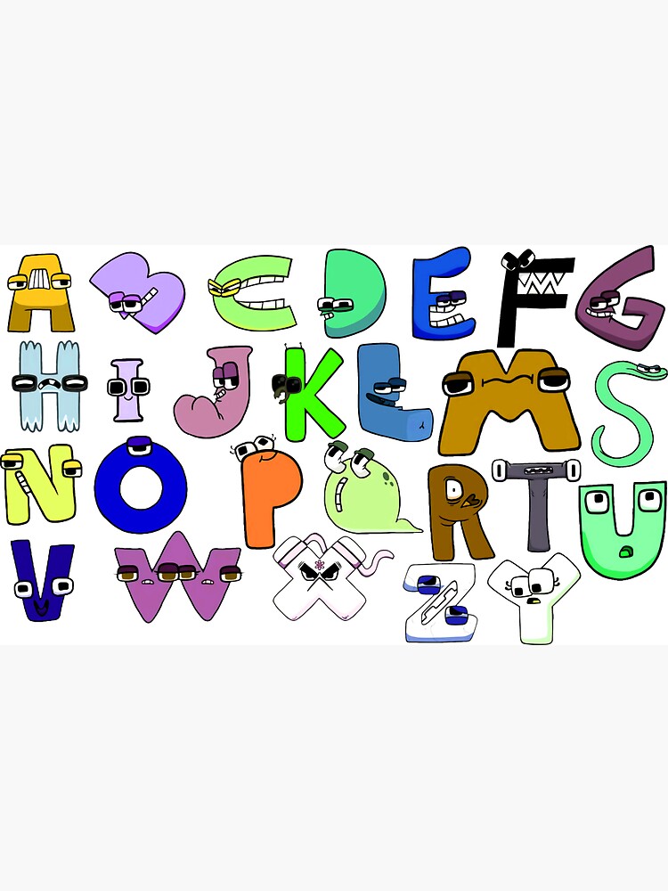 Funny Alphabet Lore Letter C - Alphabet Letters - Magnet