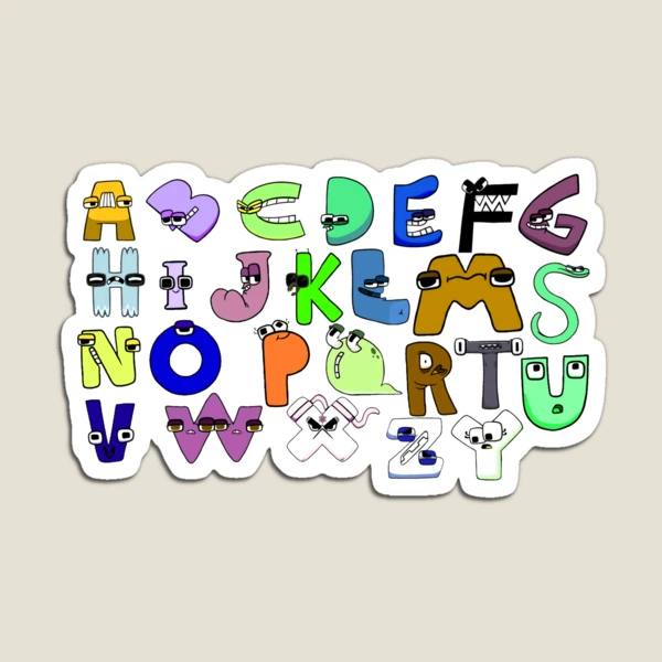 Alphabet Lore - Letters A-Z Magnet for Sale by YupItsTrashe