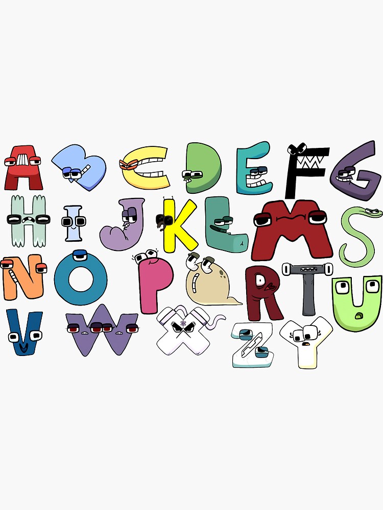 Alphabet Lore a to z | Sticker