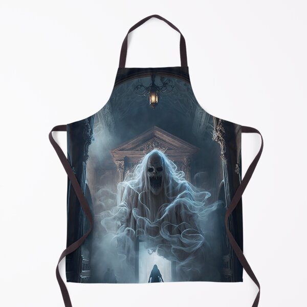 Item preview, Big Scary Ghost in a Castle Illuminated designed and sold by Digital-Dreamer.