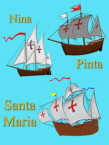 pinta nina santa maria