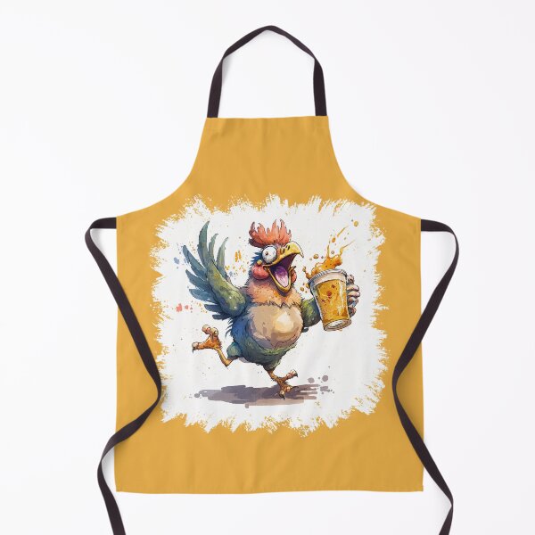 Item preview, Wild Chicken Party While Holding a Pint of Beer designed and sold by Jarmo Piironen.