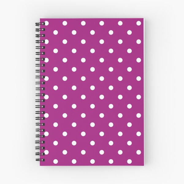 Item preview, White Polka Dots on Purple Background designed and sold by starrylite.