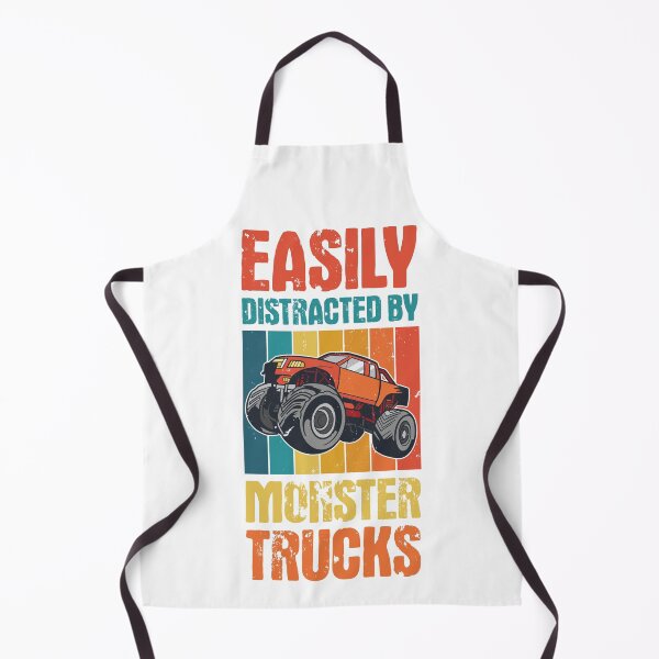 Item preview, Easily Distracted By Monster Trucks designed and sold by jie lin.